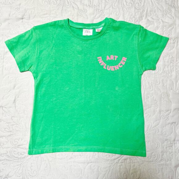 NEW Zara Art Influencer Graphic Tee Size 2/3 - Picture 2 of 4